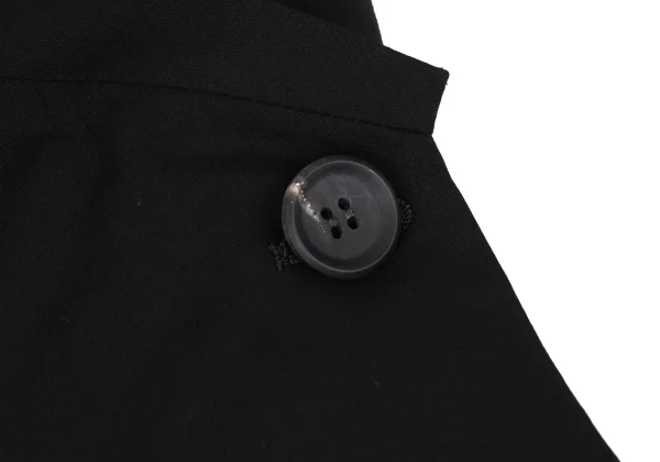 Yohji Yamamoto collections Balloon Sleeve Asymmetrical Wrap Jacket K-163070_010