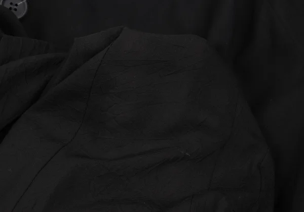 Yohji Yamamoto collections Balloon Sleeve Asymmetrical Wrap Jacket K-163070_017