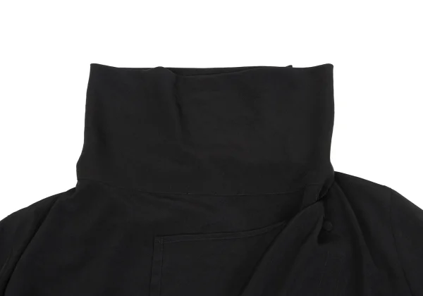 Yohji Yamamoto FEMME Draped Neck Wrap Dress K-163071_005