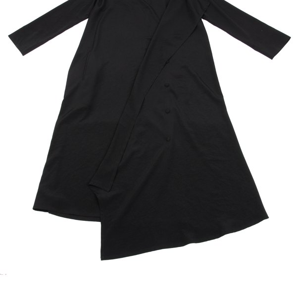Yohji Yamamoto FEMME Draped Neck Wrap Dress Size 1(K-163071) | eBay
