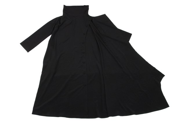 Yohji Yamamoto FEMME Draped Neck Wrap Dress Size 1(K-163071) | eBay