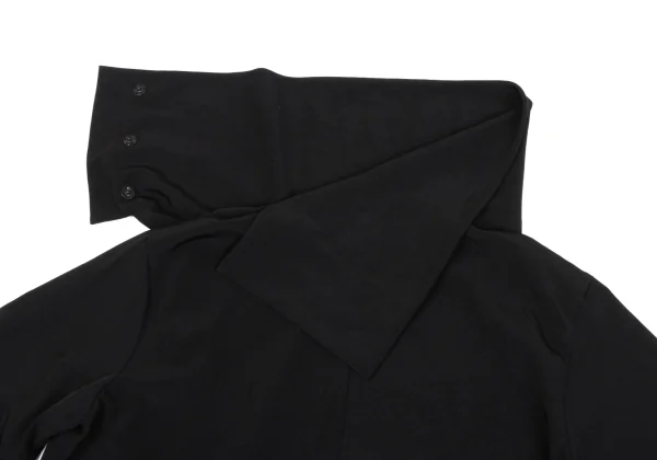 Yohji Yamamoto FEMME Draped Neck Wrap Dress K-163071_017