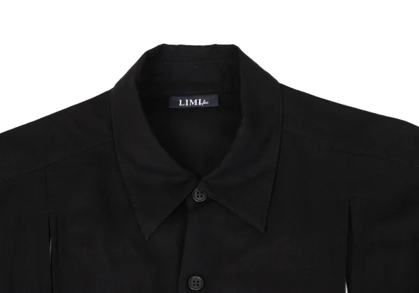 LIMI feu Silk Blend See Through Shirt Dress K-163074_004