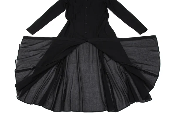 LIMI feu Silk Blend See Through Shirt Dress K-163074_012