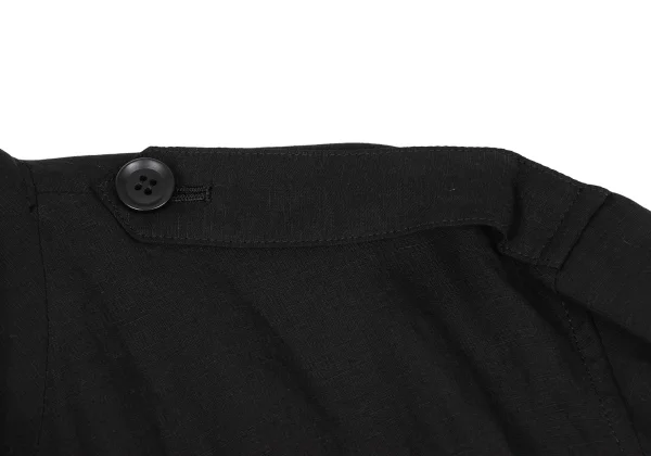 LIMI feu Linen Blend Shot Sleeve Shirt Coat K-163075_007