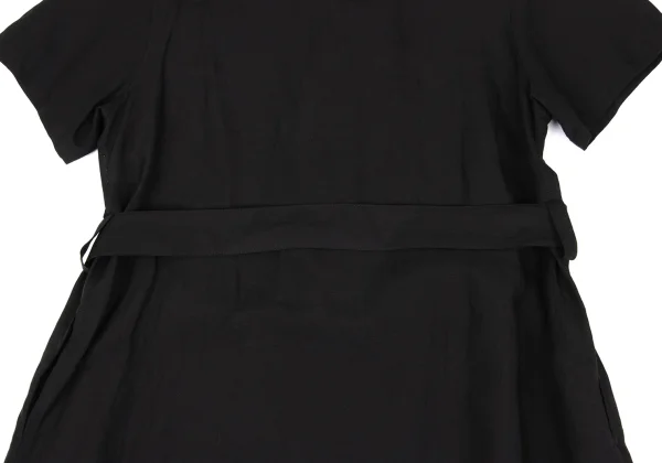 LIMI feu Linen Blend Shot Sleeve Shirt Coat K-163075_014
