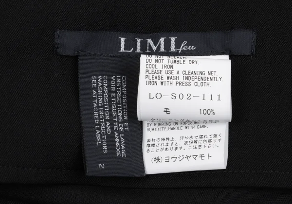 LIMI feu Wool Gabardine Tuck Design Jumper Skirt K-163076_016