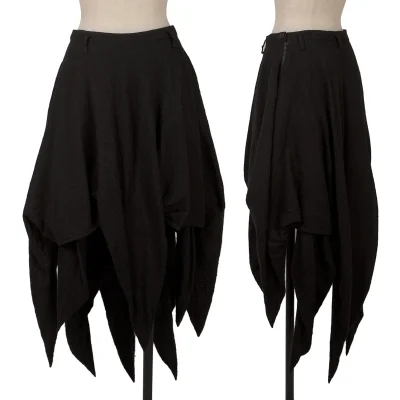 LIMI feu Wool Drape Knit Skirt