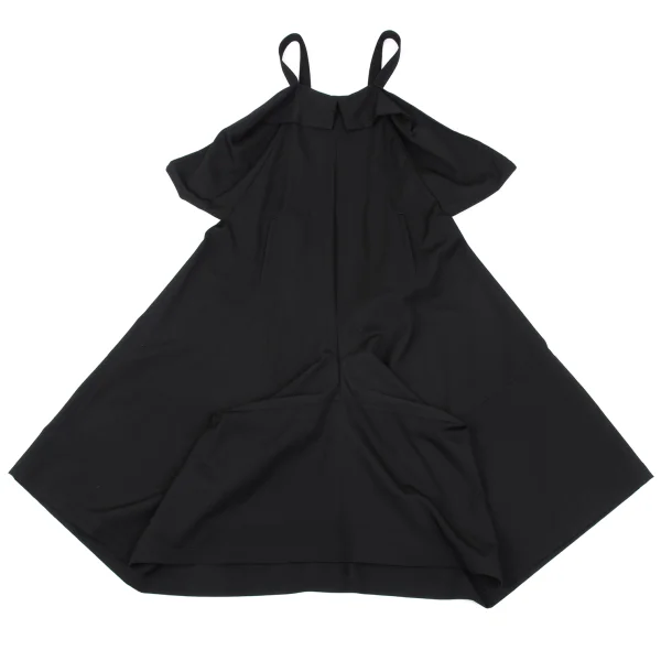 LIMI feu Wool Gabardine 3D Switching Strap Dress K-163078_002