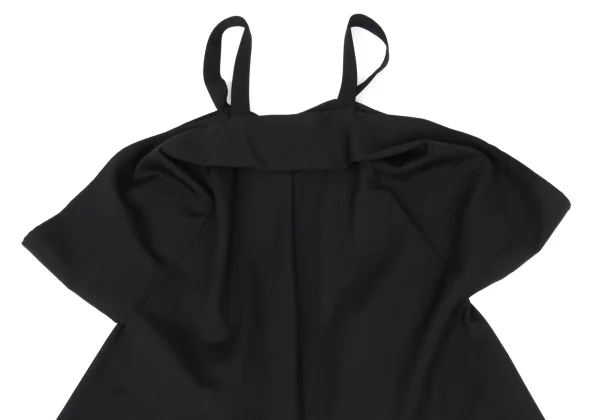 LIMI feu Wool Gabardine 3D Switching Strap Dress K-163078_010
