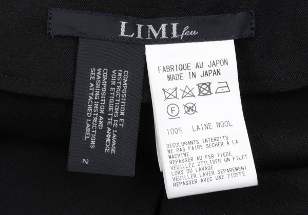 LIMI feu Wool Gabardine 3D Switching Strap Dress K-163078_012