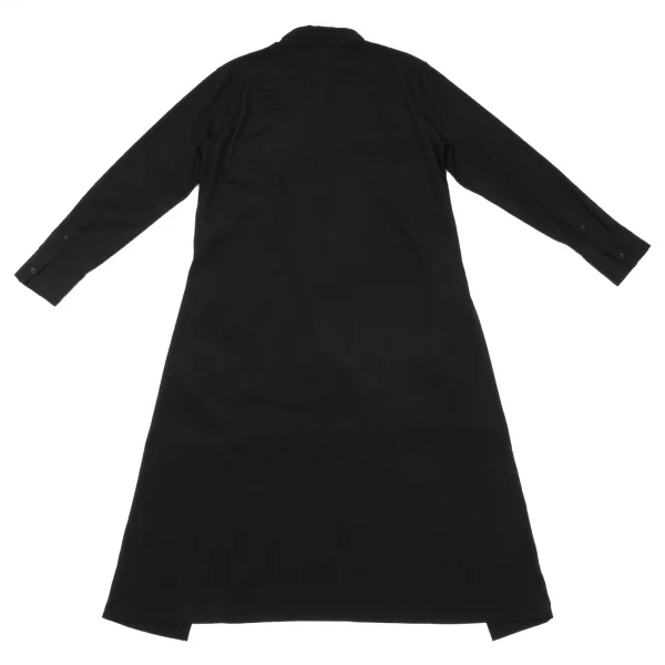 Ground Y Crepe de chine Double Collar Back Long Shirt K-163080_011