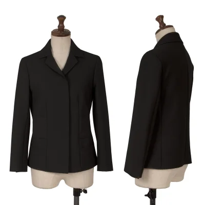 JIL SANDER NAVY Poly Blend Pocket Design Jacket