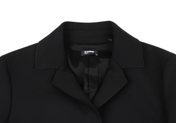 JIL SANDER NAVY Poly Blend Pocket Design Jacket K-163087_004