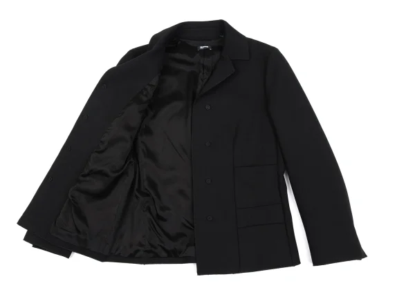 JIL SANDER NAVY Poly Blend Pocket Design Jacket K-163087_010