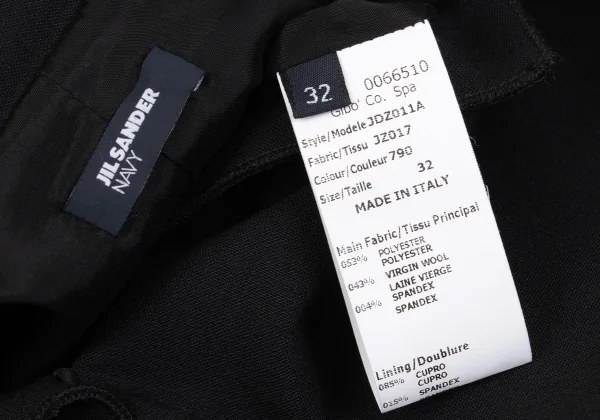 JIL SANDER NAVY Poly Blend Pocket Design Jacket K-163087_014