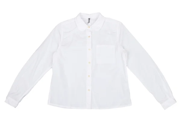 MHL Cotton Round Collar Long Sleeve Shirt K-163089_002