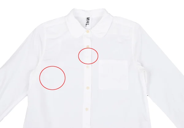 MHL Cotton Round Collar Long Sleeve Shirt K-163089_003