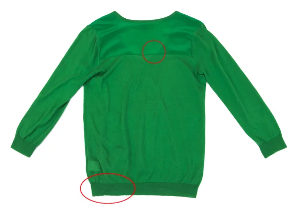JOSEPH Cotton Back Switching Knit Sweater K-163091_009