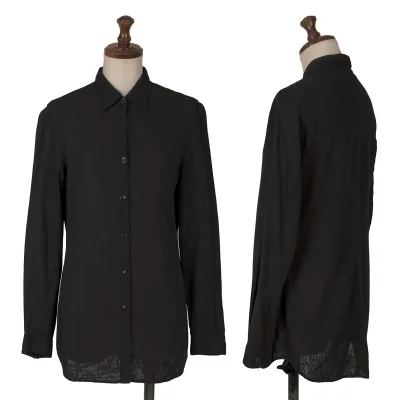 JOSEPH Cotton Switching Long Sleeve Shirt
