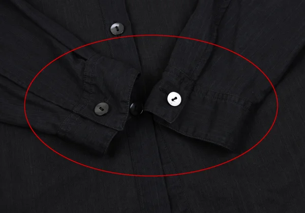 JOSEPH Cotton Switching Long Sleeve Shirt K-163092_007