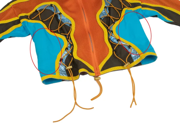 ISSEY MIYAKE Leather Taping Bungee Cord Technical Jacket K-163096_007