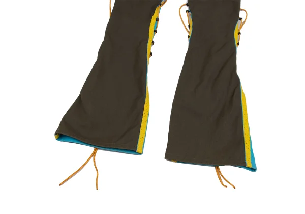 ISSEY MIYAKE Leather Taping Bungee Cord Pants K-163097_014