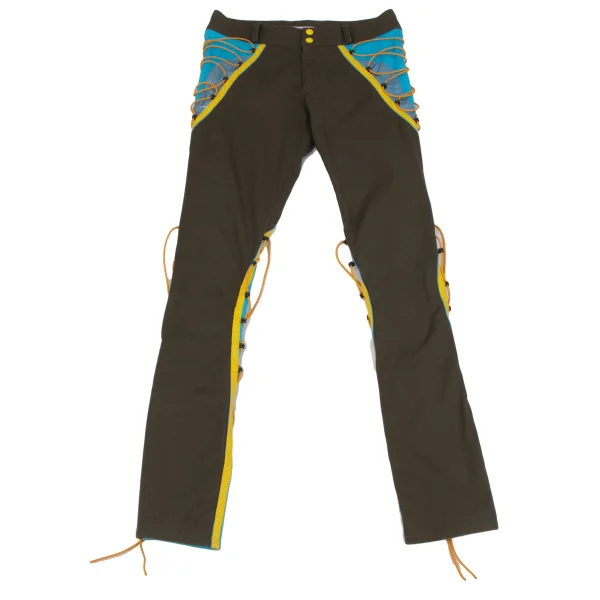 ISSEY MIYAKE Leather Taping Bungee Cord Technical Jacket & Pants K-163098_015