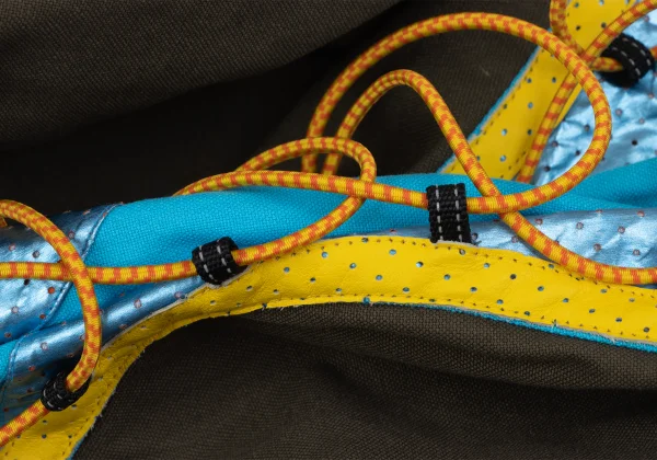 ISSEY MIYAKE Leather Taping Bungee Cord Technical Jacket & Pants K-163098_019