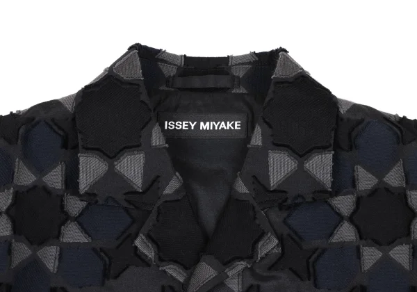 ISSEY MIYAKE MEN A-POC INSIDE Geometric Jacquard Woven Jacket K-163099_003
