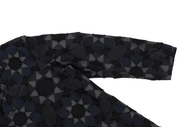 ISSEY MIYAKE MEN A-POC INSIDE Geometric Jacquard Woven Jacket K-163099_006