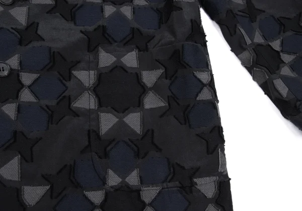ISSEY MIYAKE MEN A-POC INSIDE Geometric Jacquard Woven Jacket K-163099_009