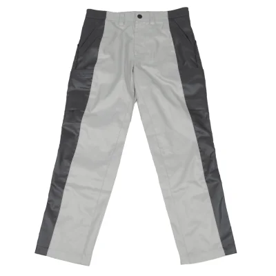 ISSEY MIYAKE MEN Poly Side Switching Shiny Tapered Pants