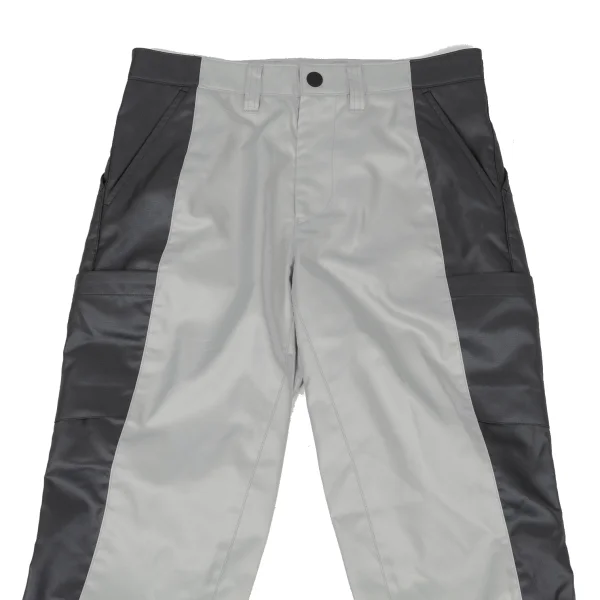 ISSEY MIYAKE MEN Poly Side Switching Shiny Tapered Pants K-163102_002