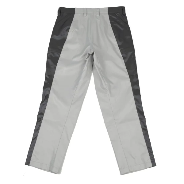 ISSEY MIYAKE MEN Poly Side Switching Shiny Tapered Pants K-163102_010