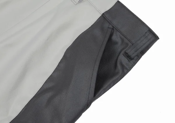 ISSEY MIYAKE MEN Poly Side Switching Shiny Tapered Pants K-163102_011