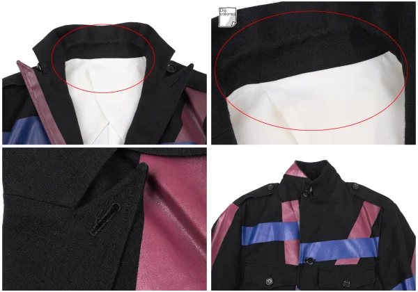 MASAKI MATSUSHIMA Line Printed Linen Jacket K-163104_003