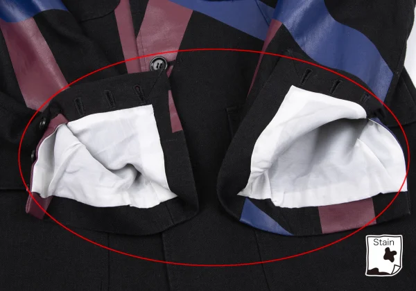 MASAKI MATSUSHIMA Line Printed Linen Jacket K-163104_009