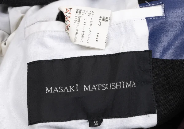 MASAKI MATSUSHIMA Line Printed Linen Jacket K-163104_019