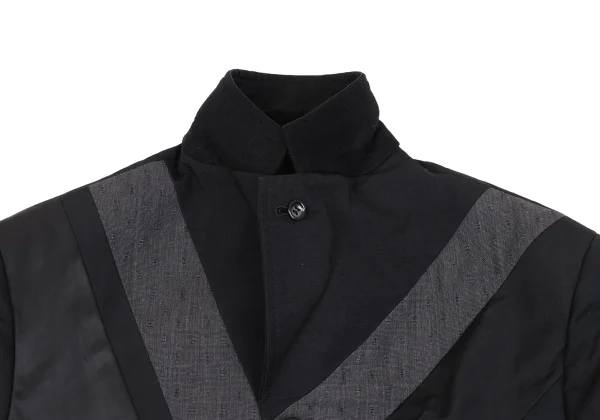 MASAKI MATSUSHIMA Front Switching Design Long Jacket K-163105_006