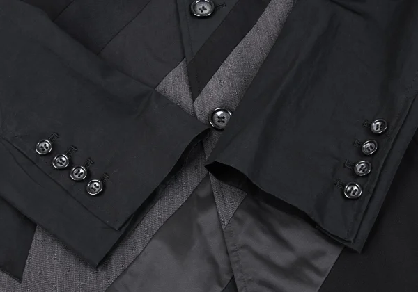 MASAKI MATSUSHIMA Front Switching Design Long Jacket K-163105_009