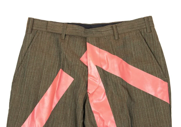 MASAKI MATSUSHIMA Wool Blend Pigment Line Printed Pants K-163106_006