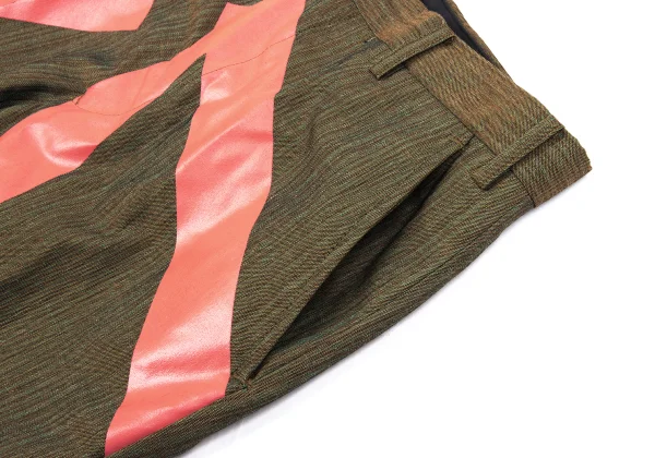 MASAKI MATSUSHIMA Wool Blend Pigment Line Printed Pants K-163106_007