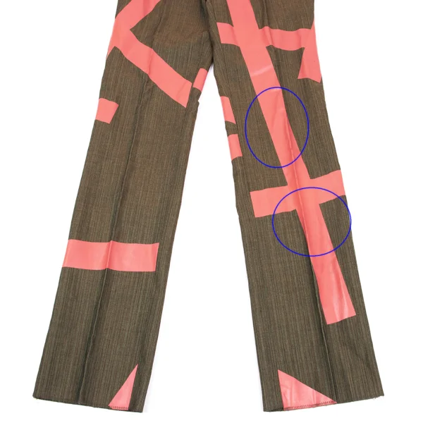 MASAKI MATSUSHIMA Wool Blend Pigment Line Printed Pants K-163106_009