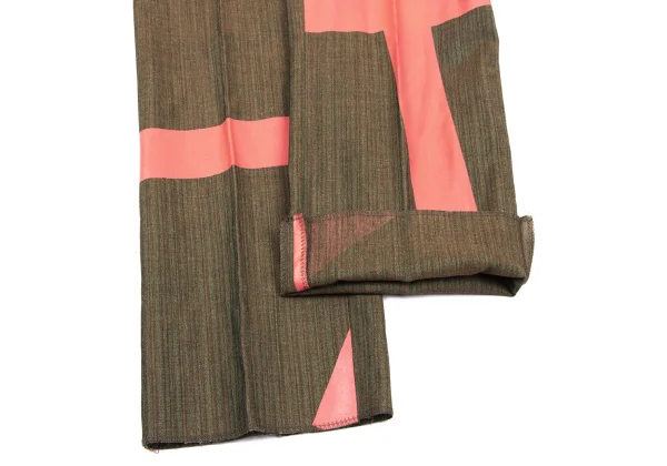 MASAKI MATSUSHIMA Wool Blend Pigment Line Printed Pants K-163106_012