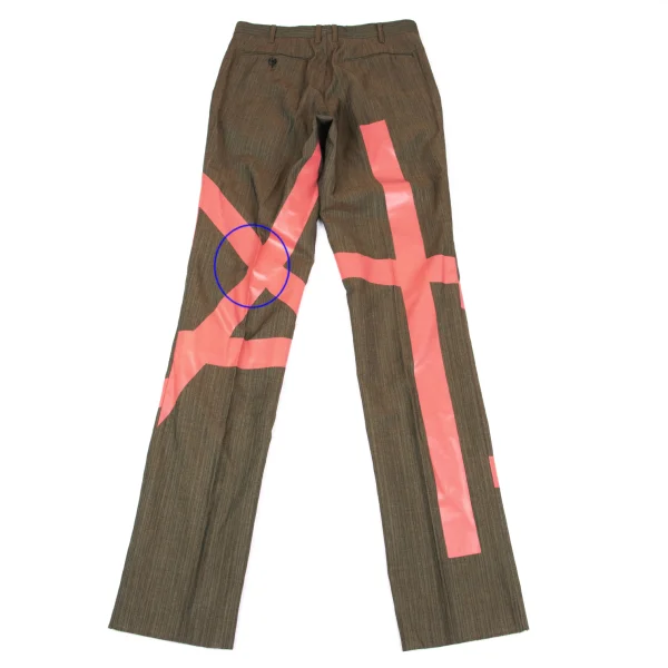 MASAKI MATSUSHIMA Wool Blend Pigment Line Printed Pants K-163106_013