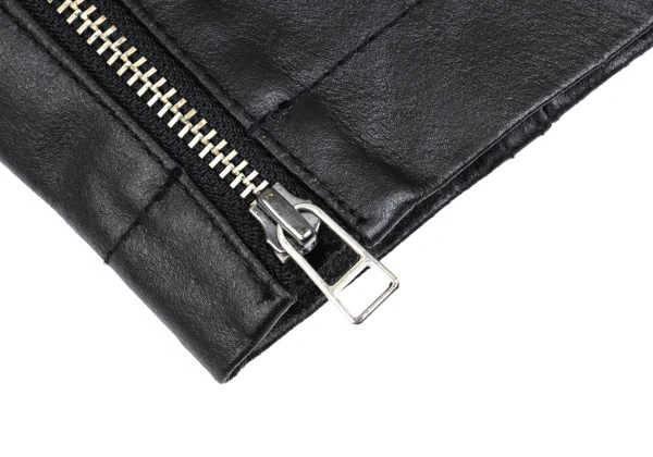 YOSHIYUKI KONISHI Switching Design Leather Biker Pants K-163107_010
