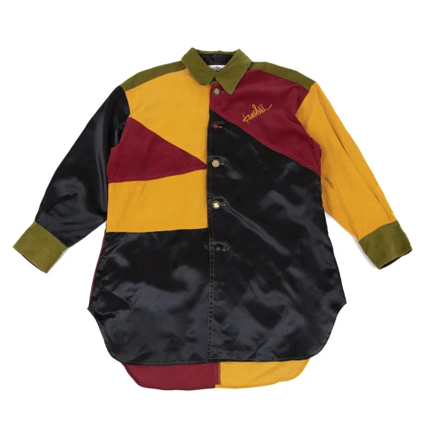 KANSAI IMPACT Switching Design Corduroy Shirt Multi-Color F2 K-163108_001