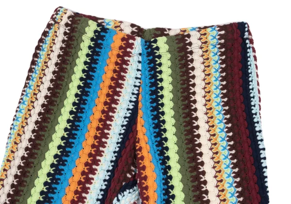ISSEY MIYAKE HaaT Colorful Striped Knit Pants K-163112_002