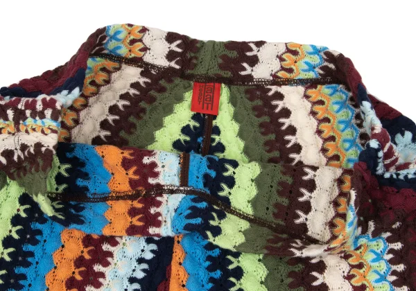 ISSEY MIYAKE HaaT Colorful Striped Knit Pants K-163112_003